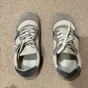 Women’s Gray and White Sneakers